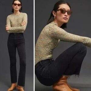 Mother The Hustler ankle fray jeans